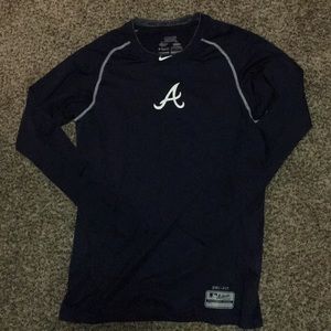 Atlanta Braves Nike Pro Combat Dri- Fit